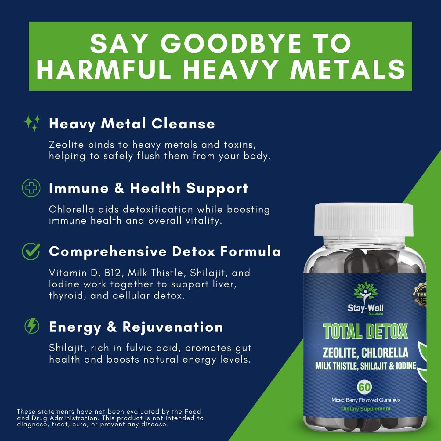 Total Detox Heavy Metal Detox for Adults