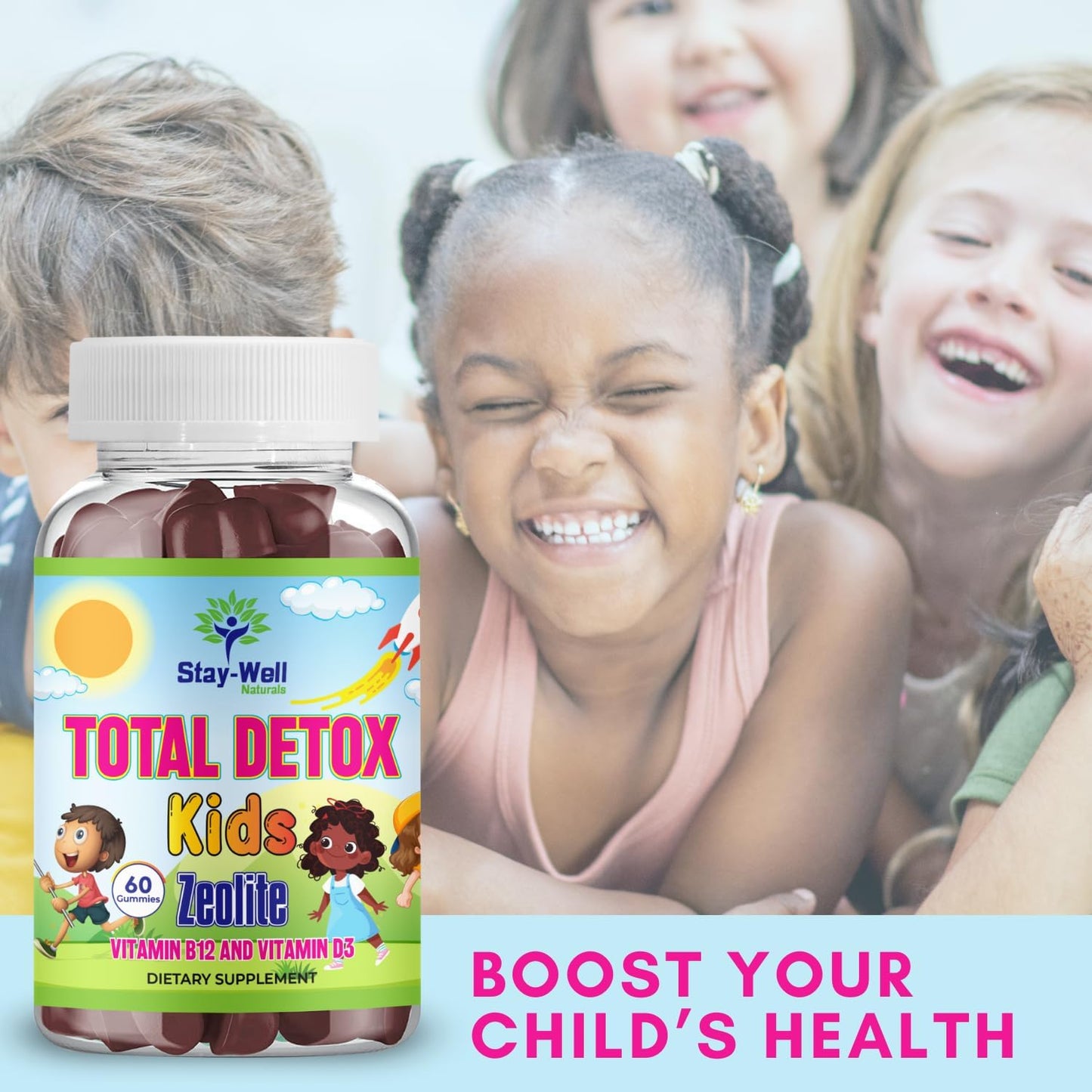 Natural Zeolite Heavy Metal Detox Kids